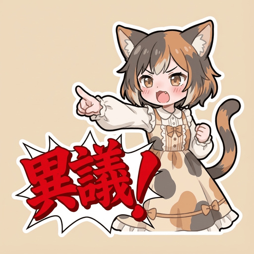 啾啾 Line Sticker - 异议