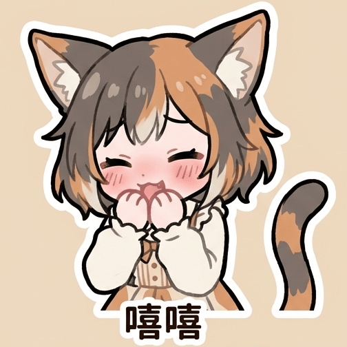 啾啾 Line Sticker - 嘻嘻